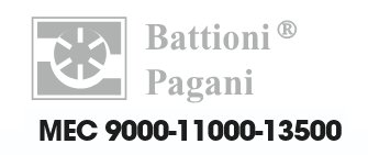 Części Battioni Pagani MEC 9000, 11000, 13500