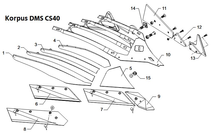 Korpus DMS CS40 - DM CS