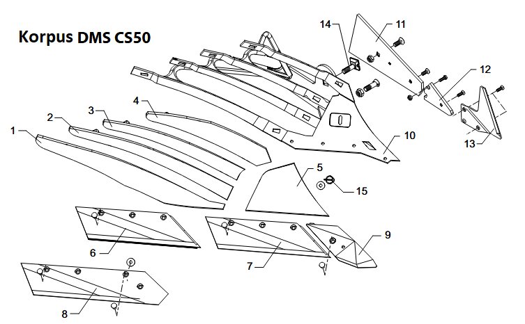 Korpus Lemken DMS CS50