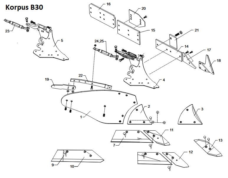 Korpus B30 - BK12, BK13