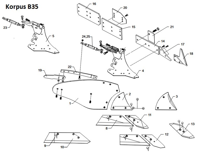 Korpus B35 - BK12, BK13