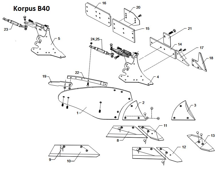 Korpus B40 - BK12, BK13