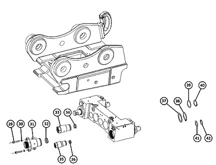 OilQuick 70 Tuleje sprzęgające, do 2015 r. 