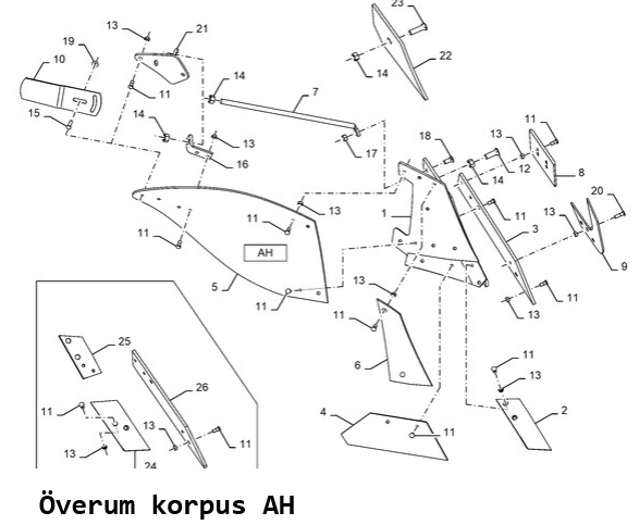 Korpus AH