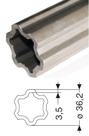 RURA V20CvJ PROFILOWANA WEWNĘTRZNA
