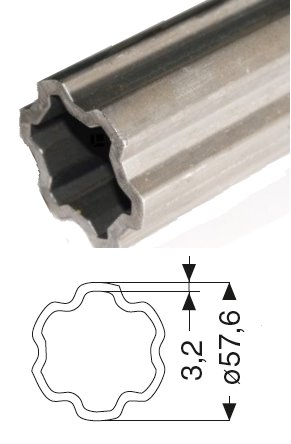 RURA V60CvJ PROFILOWANA ZEWNĘTRZNA