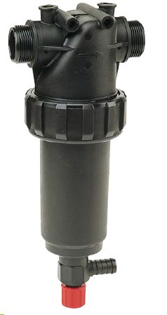 Filtry ciśnieniowy serii 326-2 200-280l/min Ø58x210 zawór