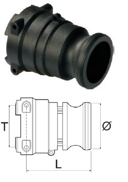 Adapter Camlock z końcówką żeńską