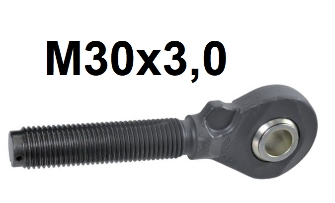 GŁÓWKI KULOWE ŁĄCZNIKA M30x3,0