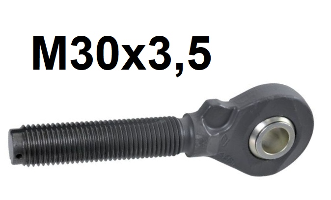GŁÓWKI KULOWE ŁĄCZNIKA M30x3,5