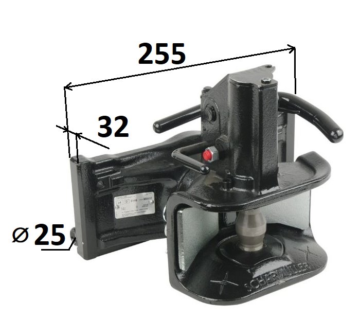 Do prowadnicy 255/32-Ø25
