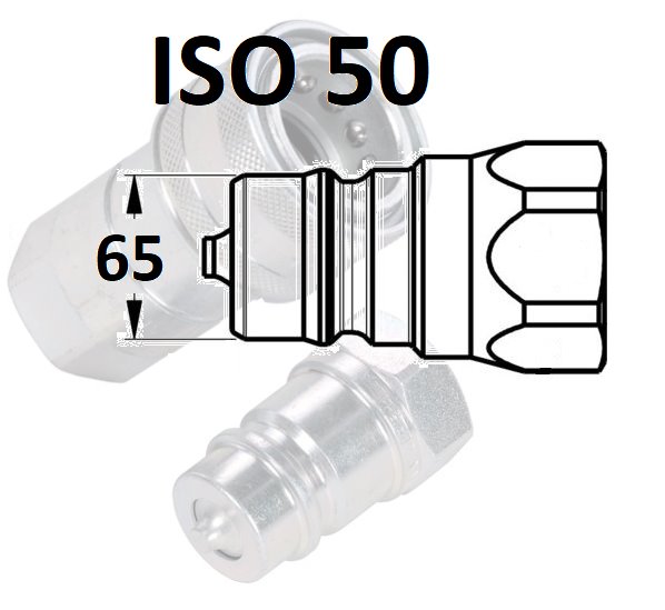 Szybkozłącza hydrauliczne ISO 50