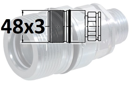 Z gwintem M36x2–28L