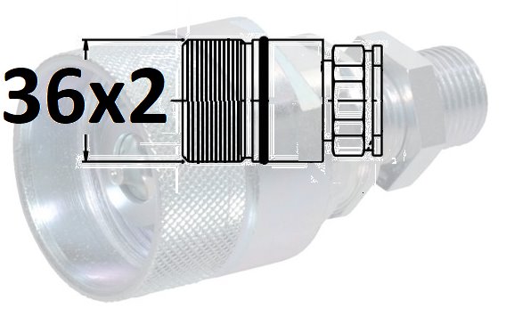 Z gwintem M30x2–22L