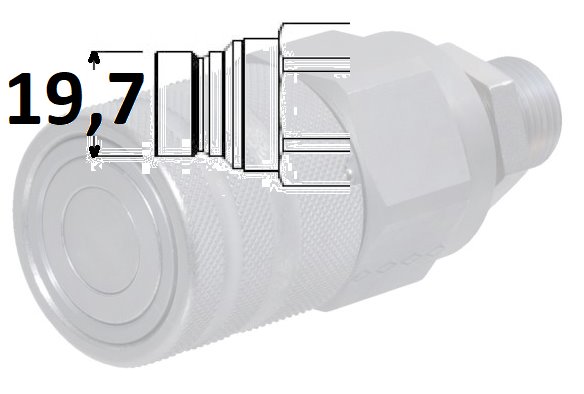 Z gwintem M22x1,5–15L