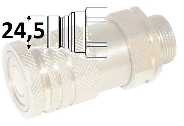 Z gwintem M30x2–22L