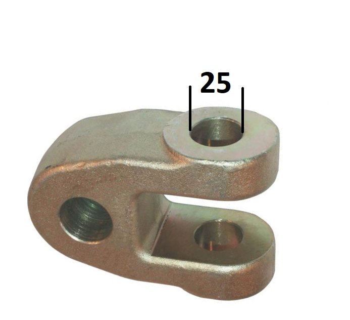 Przegub z montażem 25mm