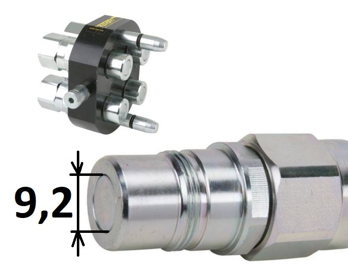 Gniazda Multifaster 2P 1/4"