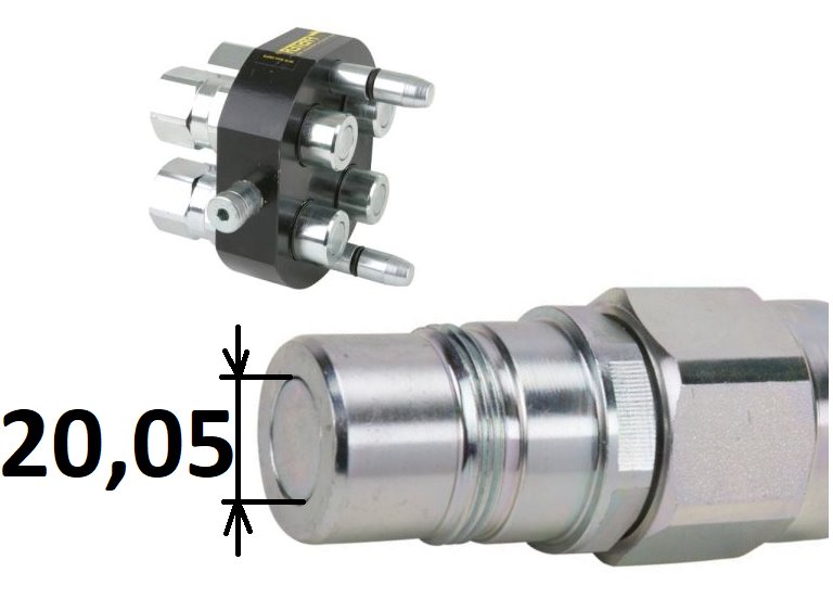 Gniazda Multifaster 2P 3/4"