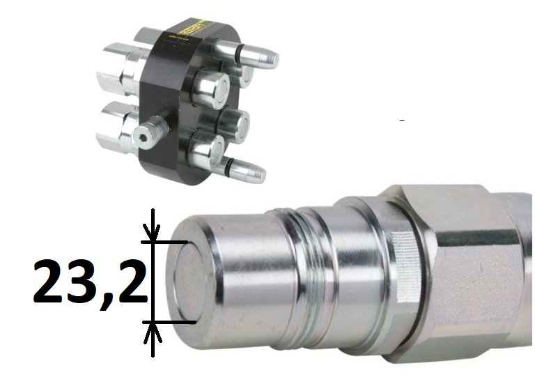 Gniazda Multifaster 2P 1"