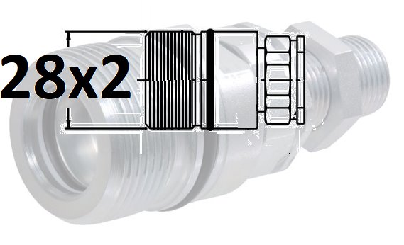 Z gwintem M22x1,5-12L