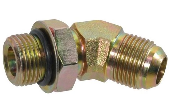 Elementy hydrauliki - przyłącza kątowe 45° UNF-JIC