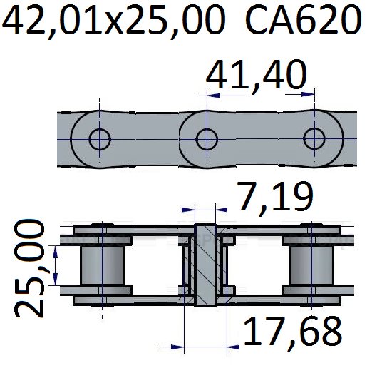 Łańcuchy 42.01x25.00 -CA620