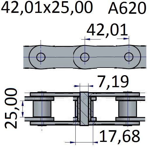 Łańcuchy 42.01x25.00 -A620