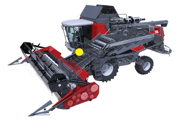 Części do elementów oświetlenia kombajnu Massey Ferguson