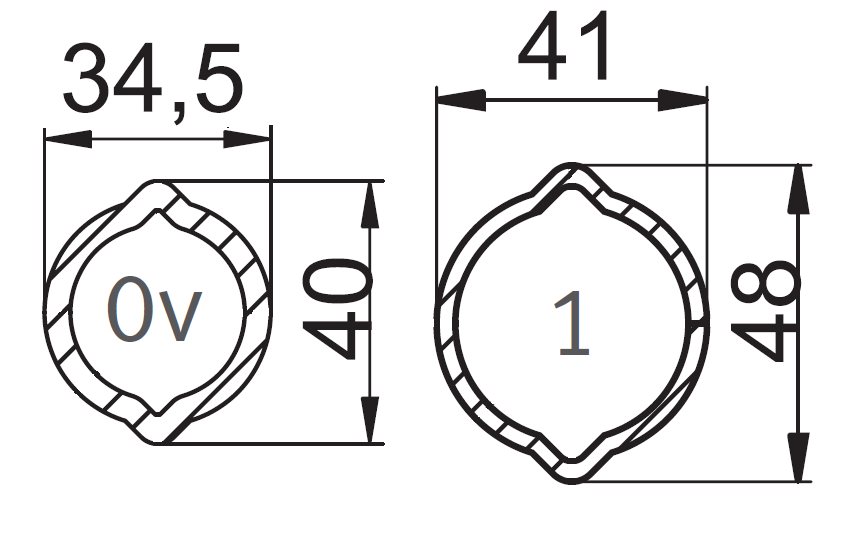 Wałki 24x61 -335Nm