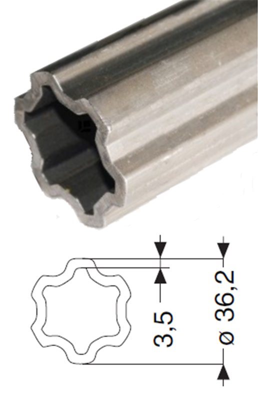 Profil wew. 36,2mm-V20