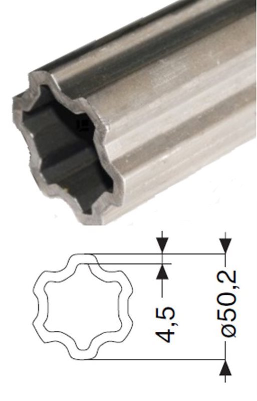 Profil wew. 50,2mm-V60