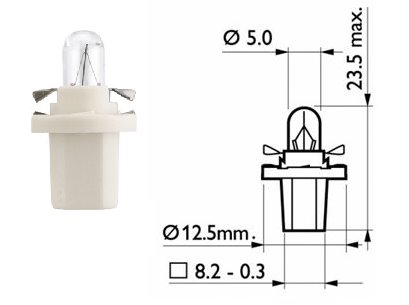 Żarówki BAx8,5d
