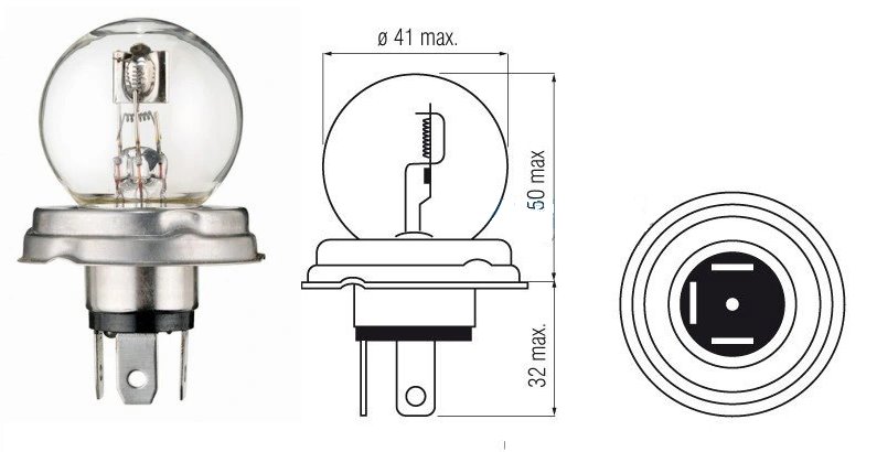 Żarówki P45t R2